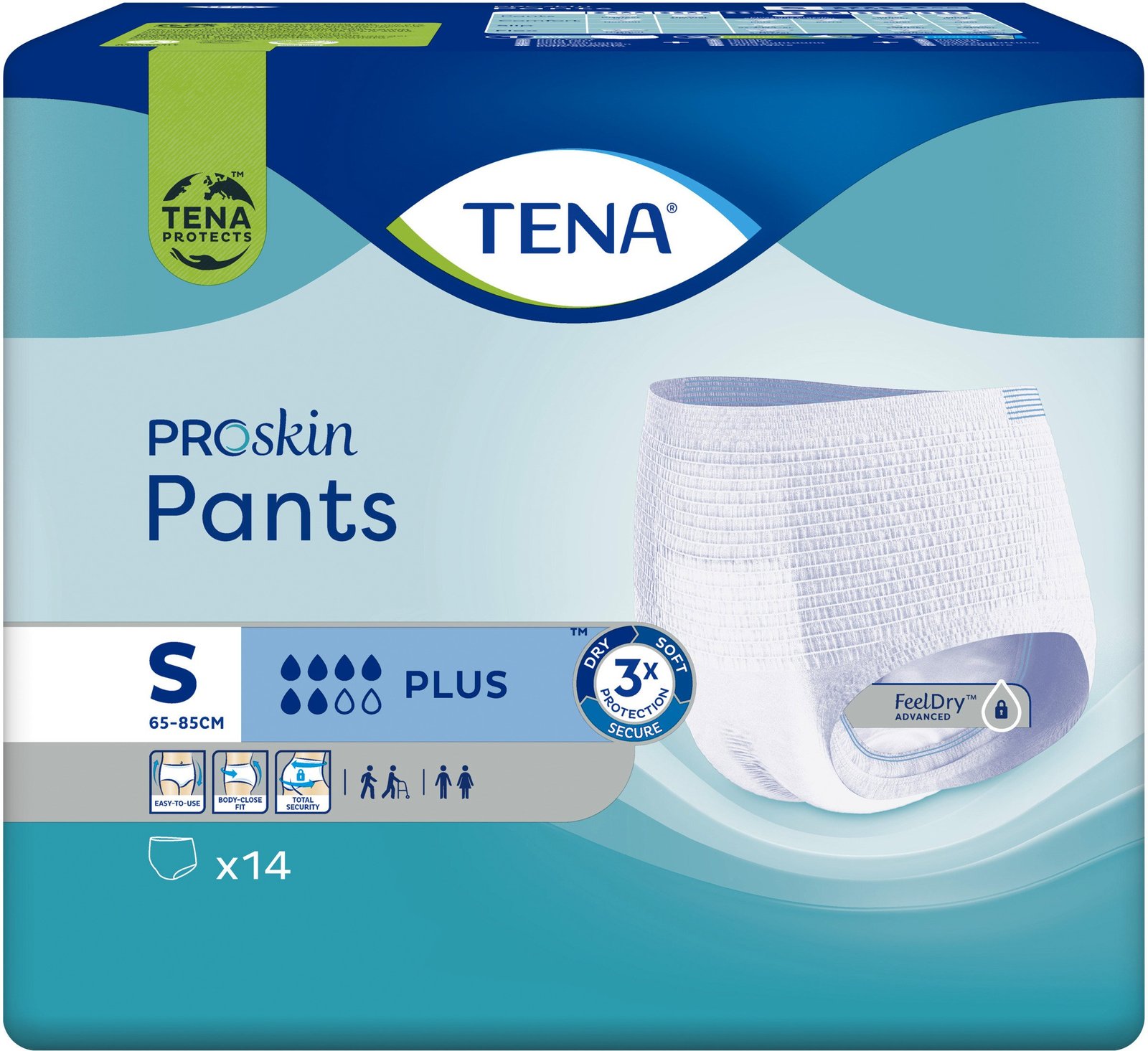 TENA ProSkin Pants Plus Small 14 st