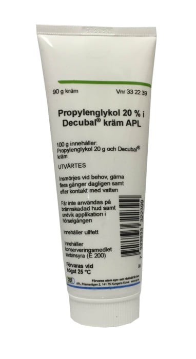 Propylenglykol 20% i Decubal kräm APL 90g