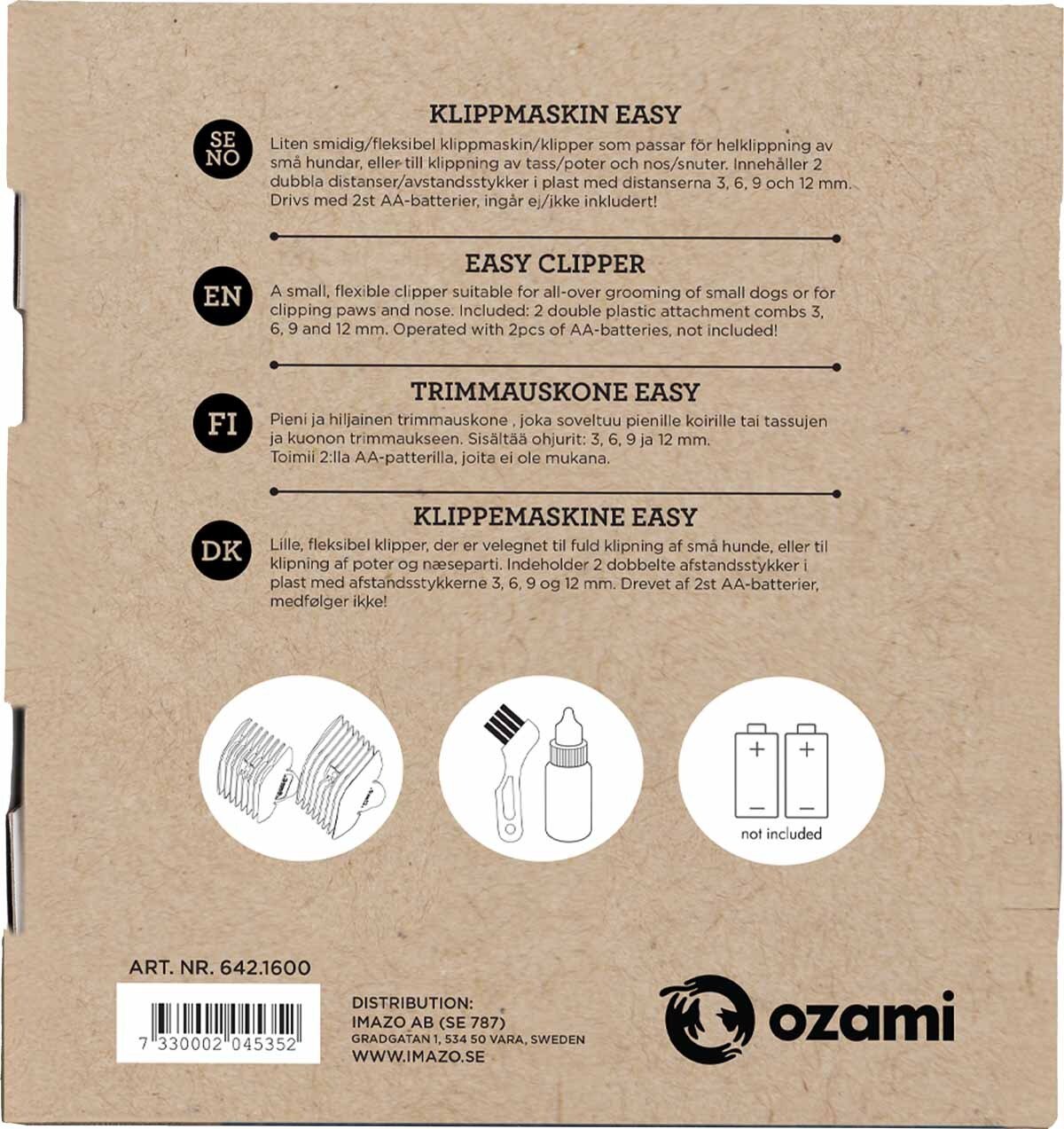 Ozami Klippmaskin Easy Clipper