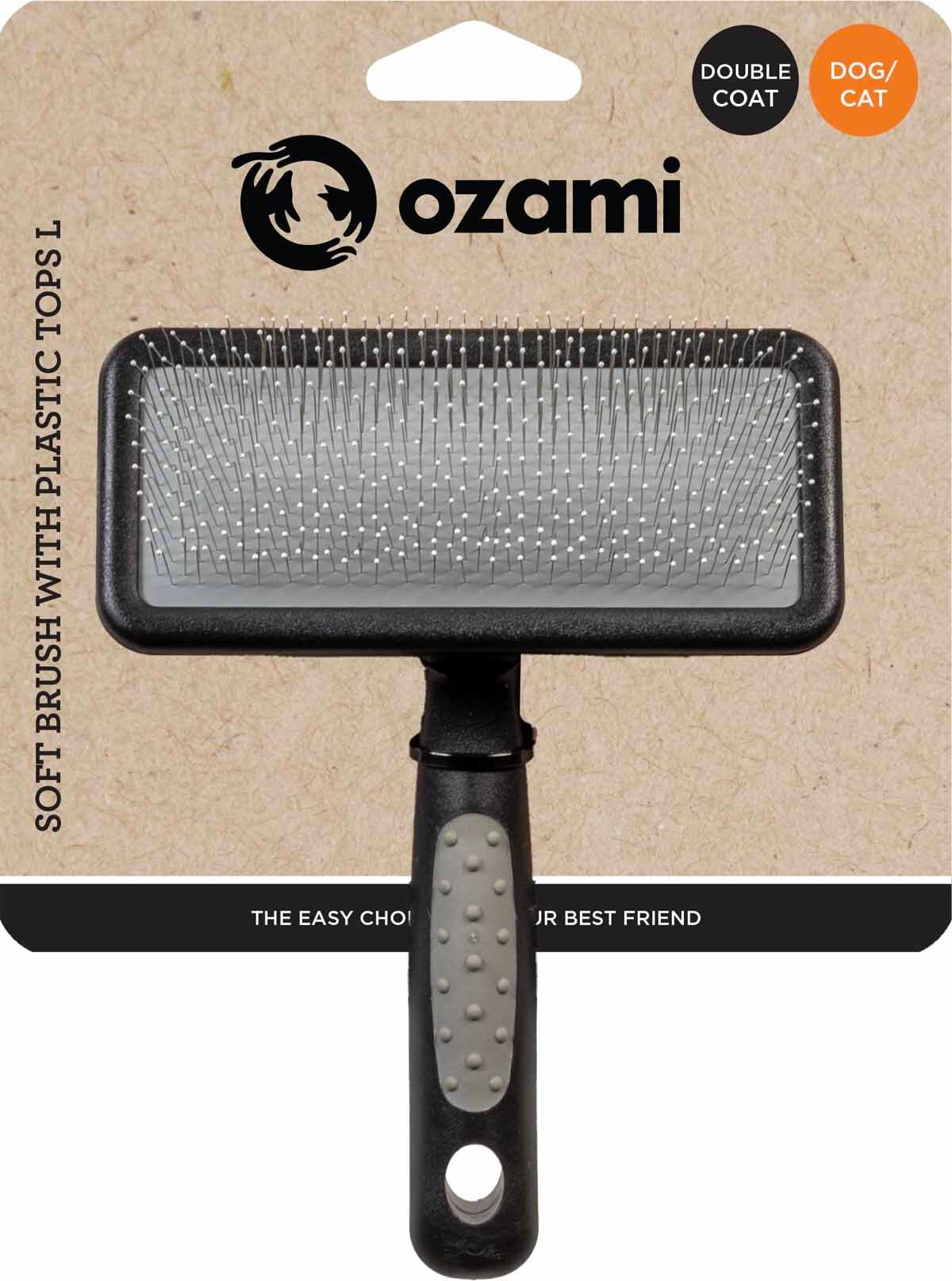 Ozami Soft Brush With Plastic Tops Large 14,5x11x3,5 cm