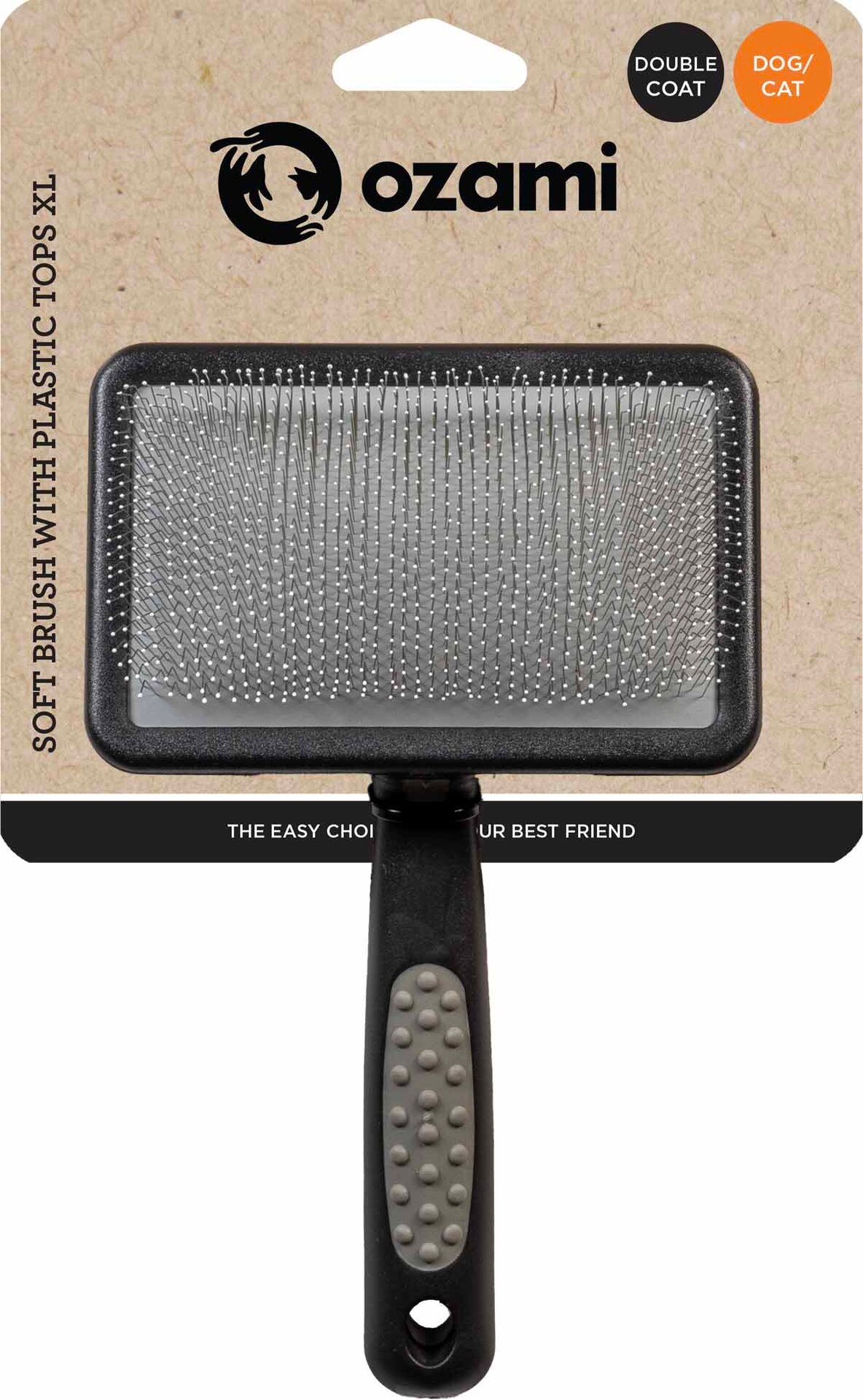 Ozami Soft Brush With Plastic Tops X-Large 18x11x3,8 cm