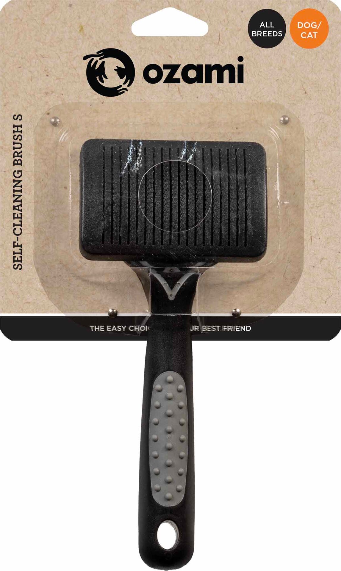 Ozami Brush Self-Cleaning Small 18,5x7,8x4,8 cm