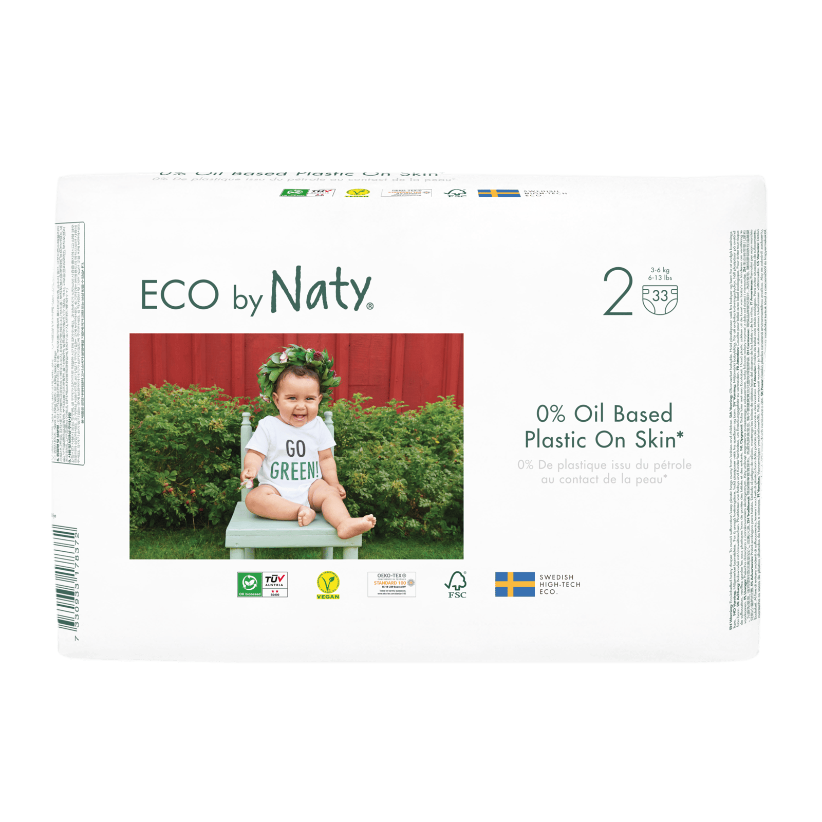 Naty Open Diaper Size 2 (3-6 KG) 33st