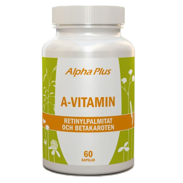 Alpha Plus A-vitamin 60 kapslar