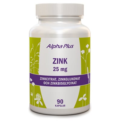 Alpha Plus Zink 25 mg 90kap