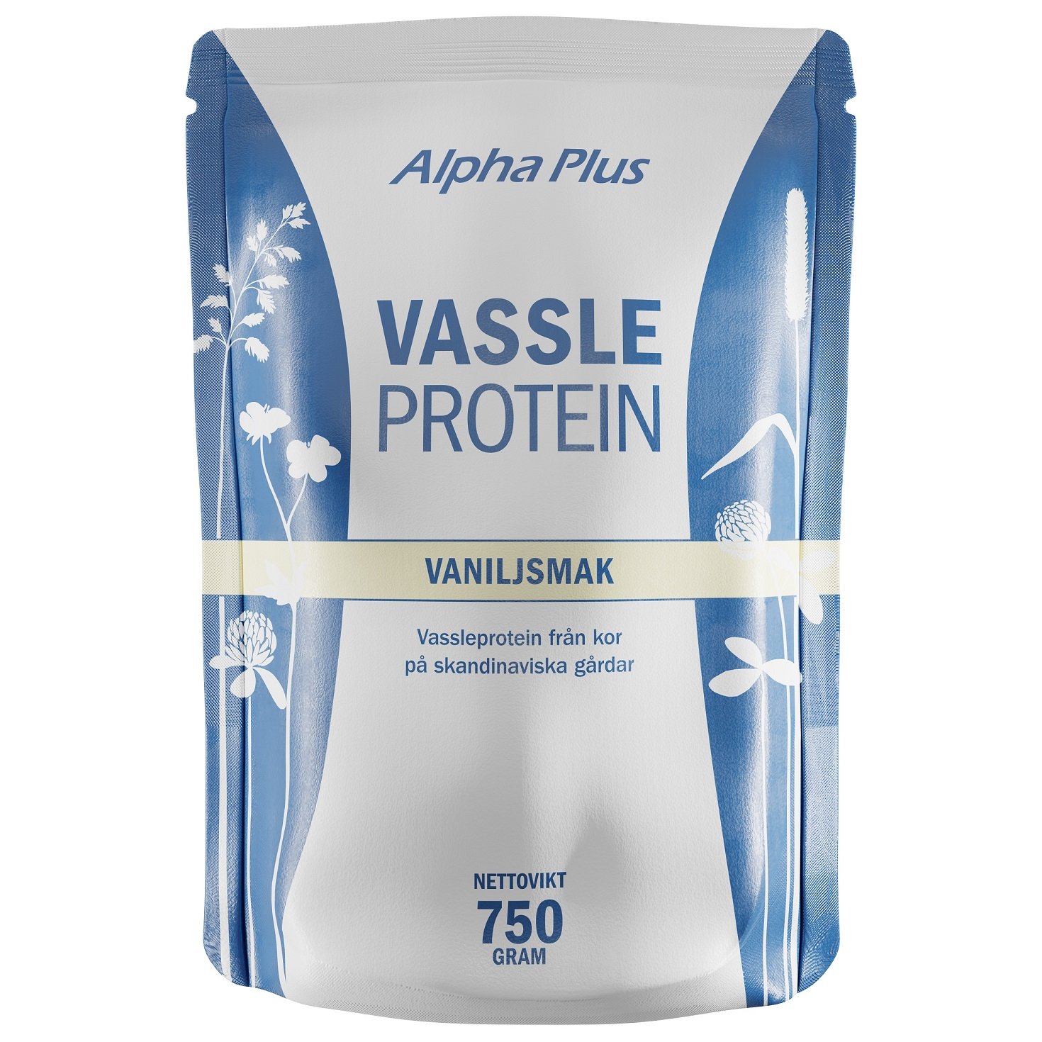 Alpha Plus Vassleprotein Vaniljsmak 750 g