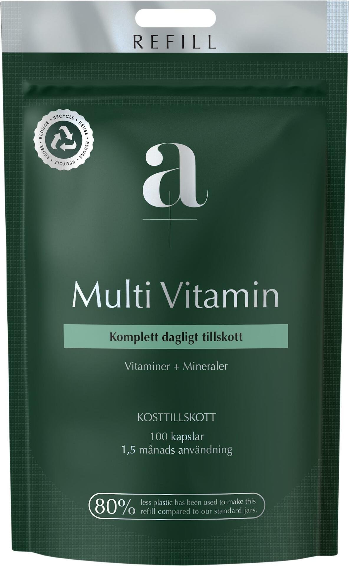 A+ Multi Vitamin Refill 100 kapslar