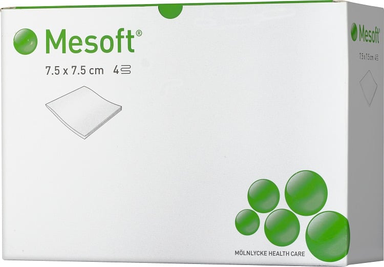 Mölnlycke Health Care Mesoft Kompresser 7,5 × 7,5 cm 300 st