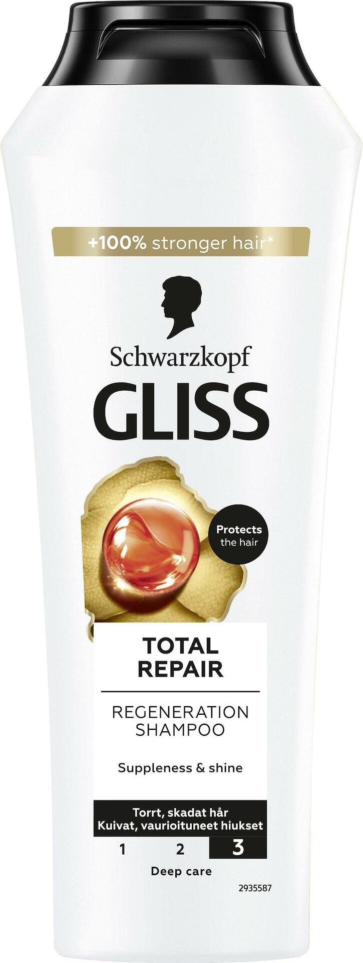 Schwarzkopf Gliss Total Repair Shampoo 250 ml