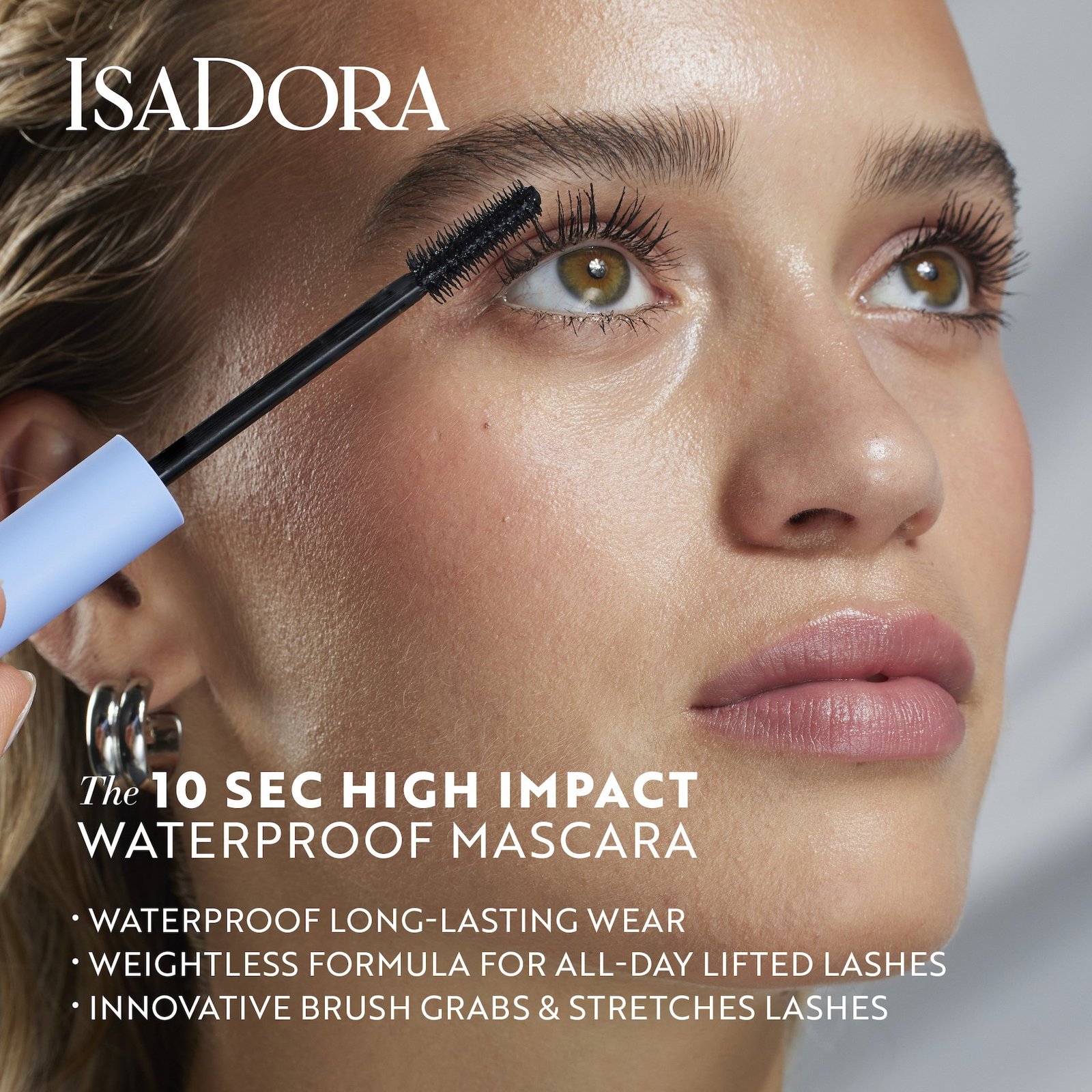 IsaDora 10 Sec High Imp Waterproof Mascara 01 Black 9 ml