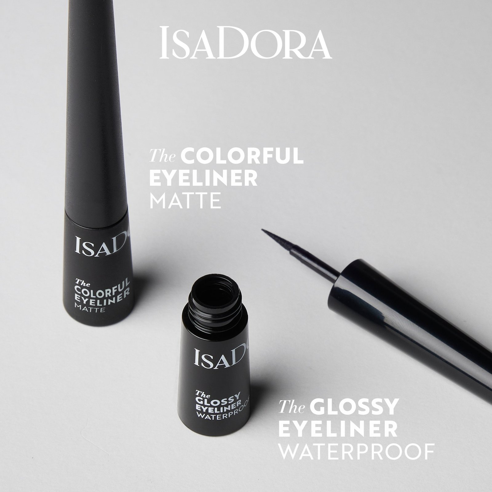 IsaDora Glossy Eyeliner 42 Dark Brown 2,5 ml
