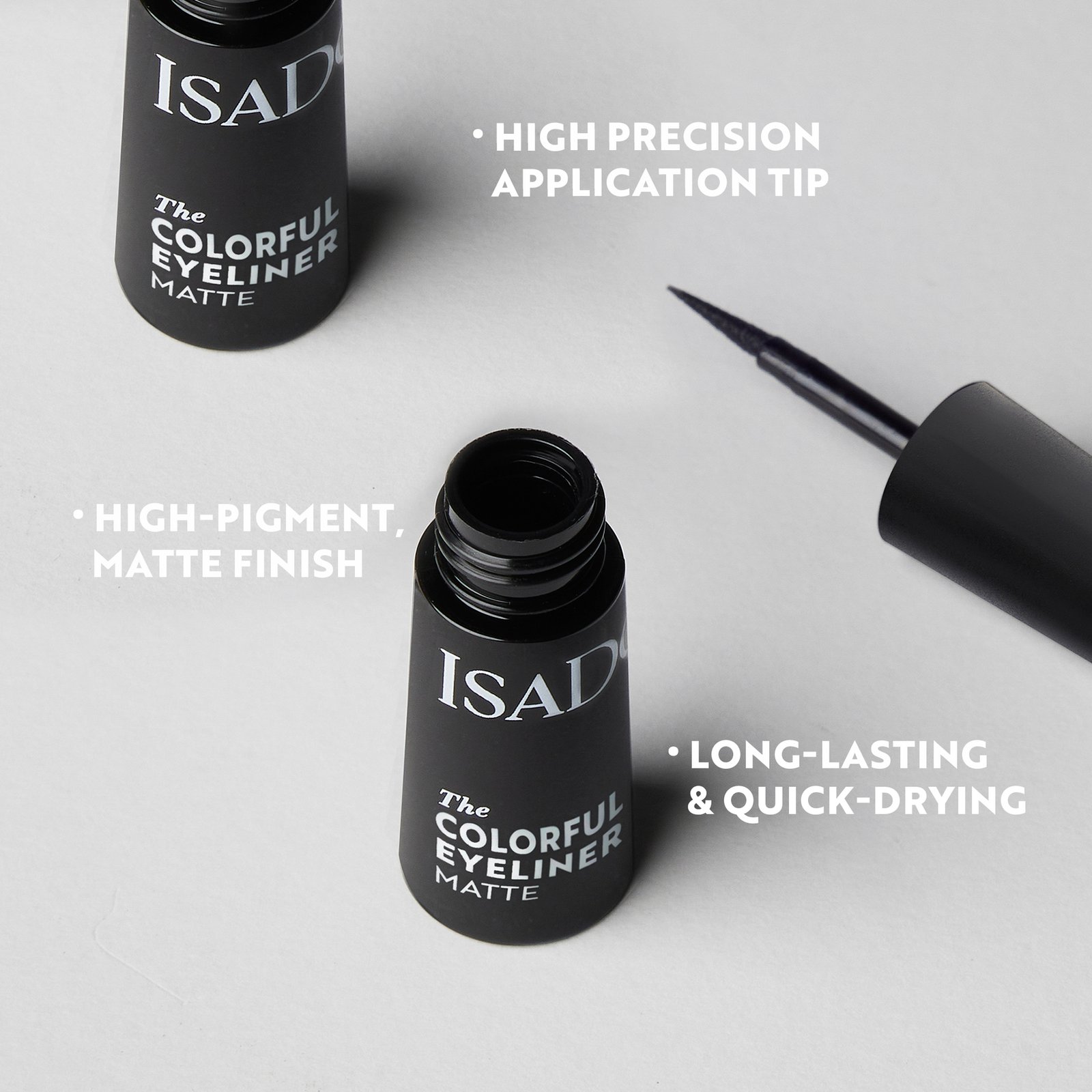 IsaDora Colorful Eyeliner 10 Black 2,5 ml