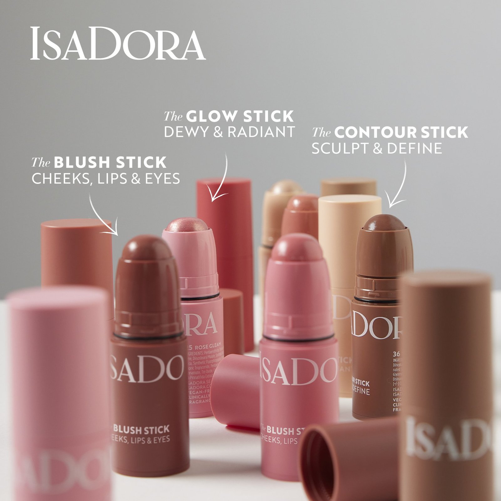 IsaDora Blush Stick 46 Soft Brown 5,5g