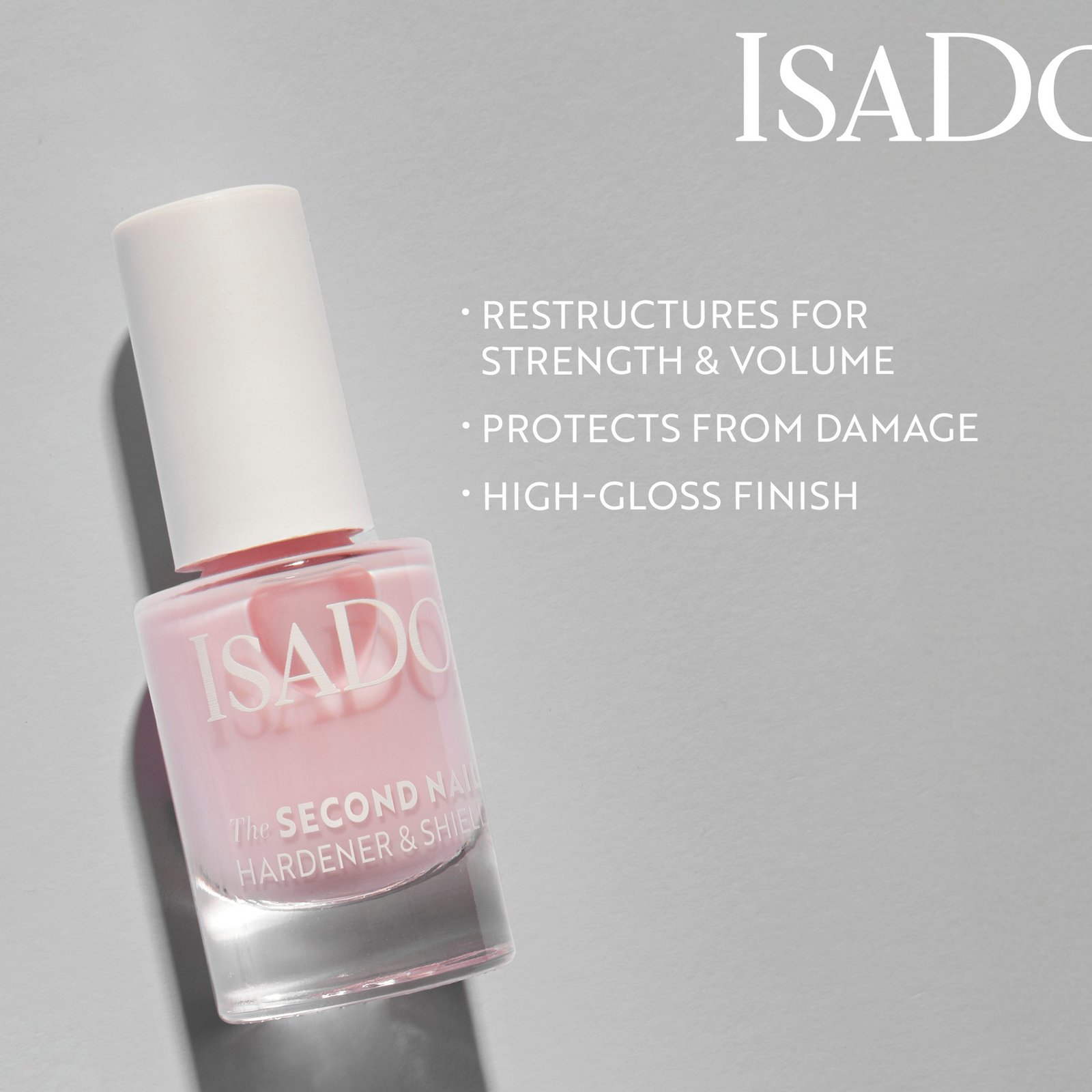 Isadora The Second Nail Hardener & Nail Shield 03 Pink Second Nail
