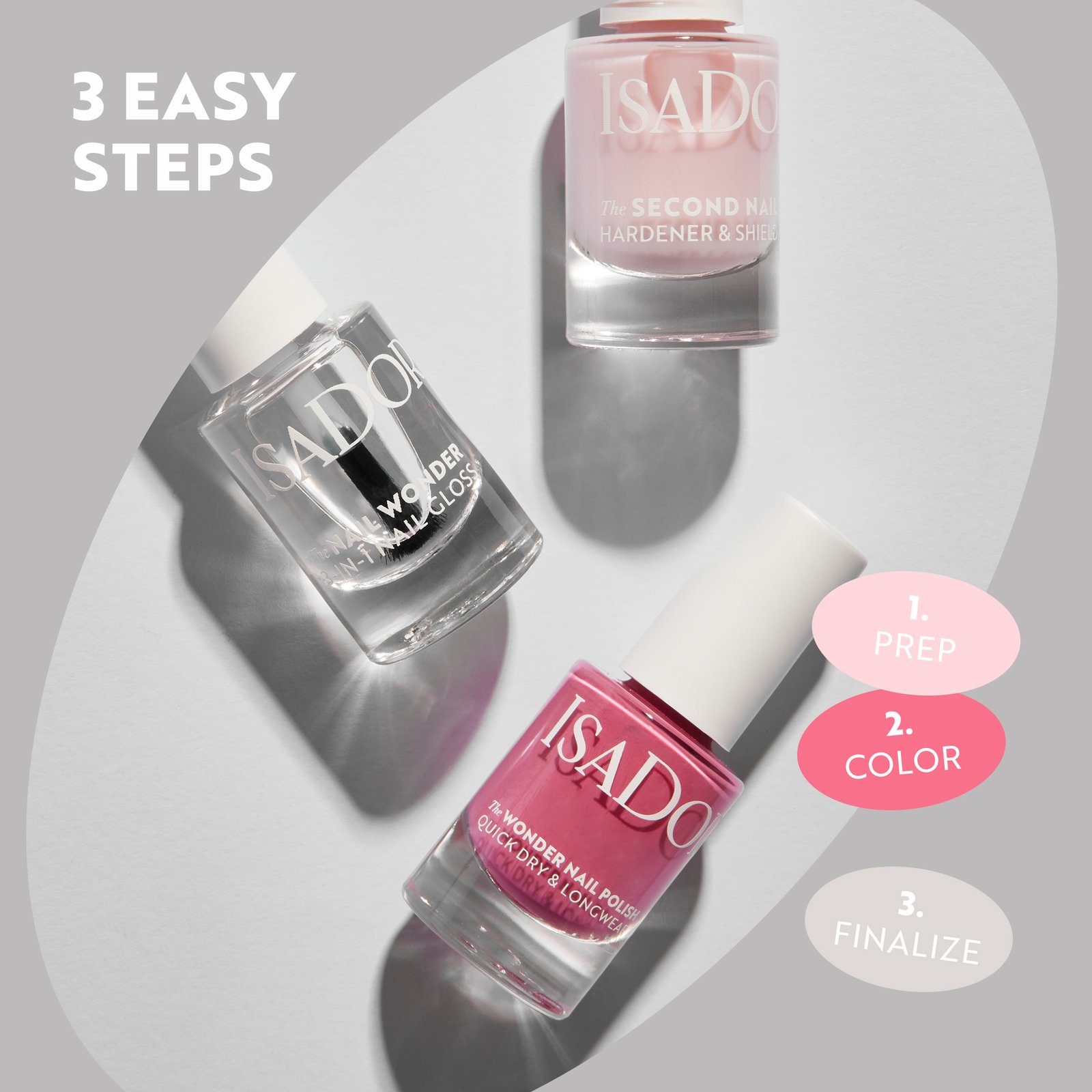 Isadora The Second Nail Hardener & Nail Shield 03 Pink Second Nail