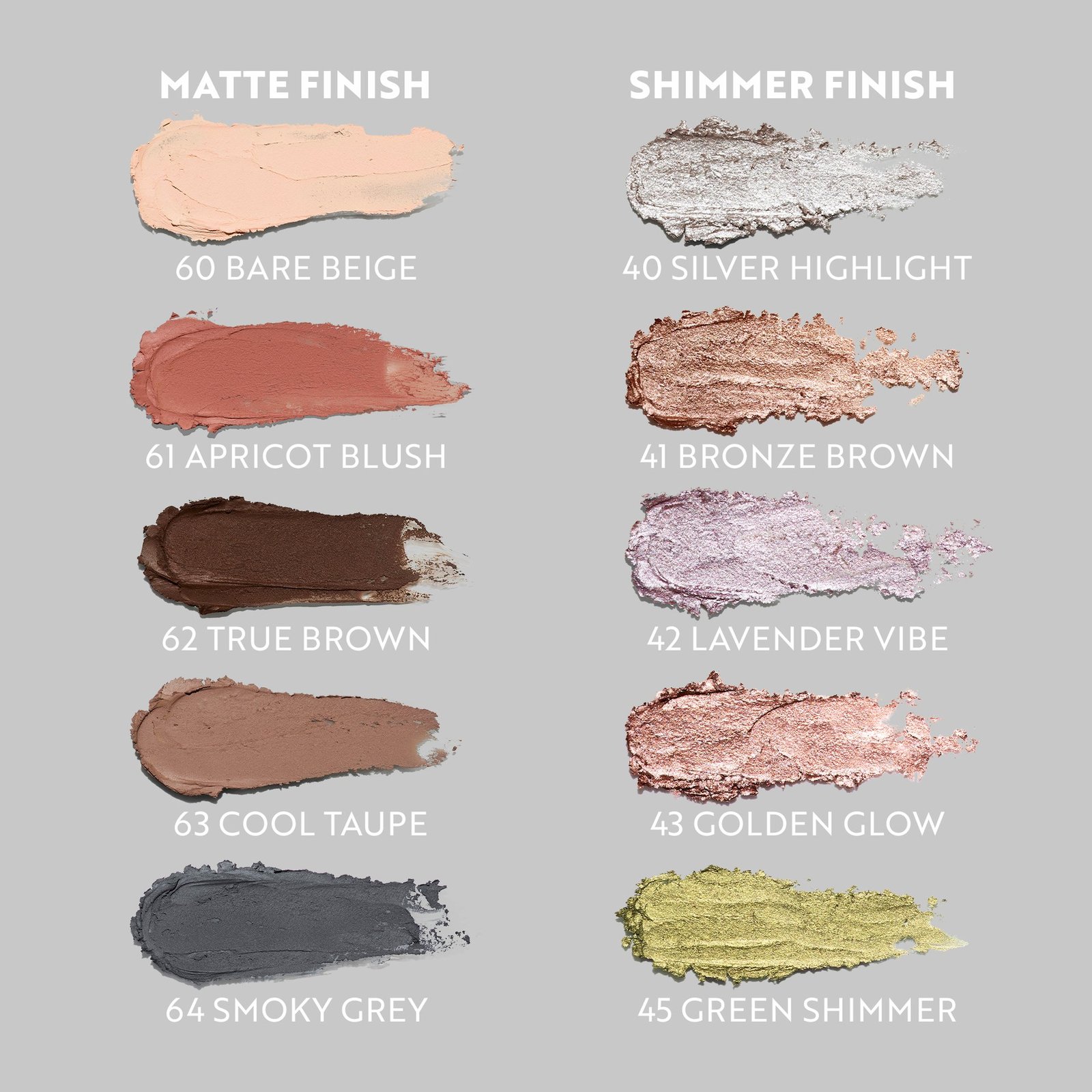 Isadora The Matte Eyeshadow Stick Longwear & Water-Resistant 64 Smoky Grey