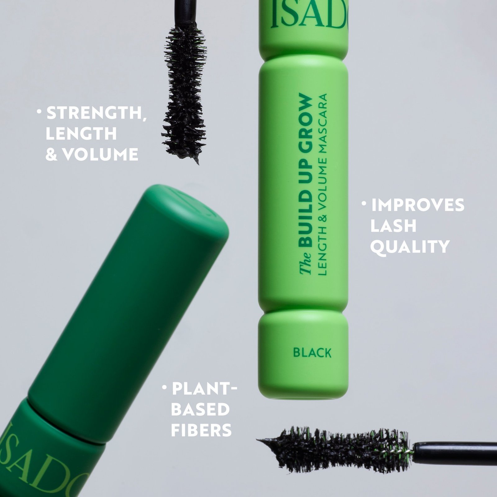 IsaDora The Build Up Grow Length & Volume Mascara 02 Intense Black 9 ml