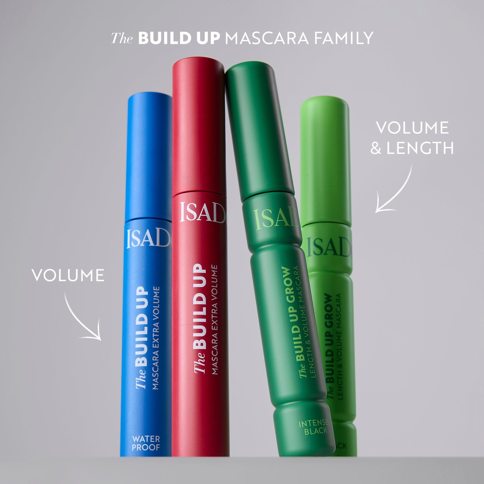 IsaDora The Build Up Grow Length & Volume Mascara 02 Intense Black 9 ml