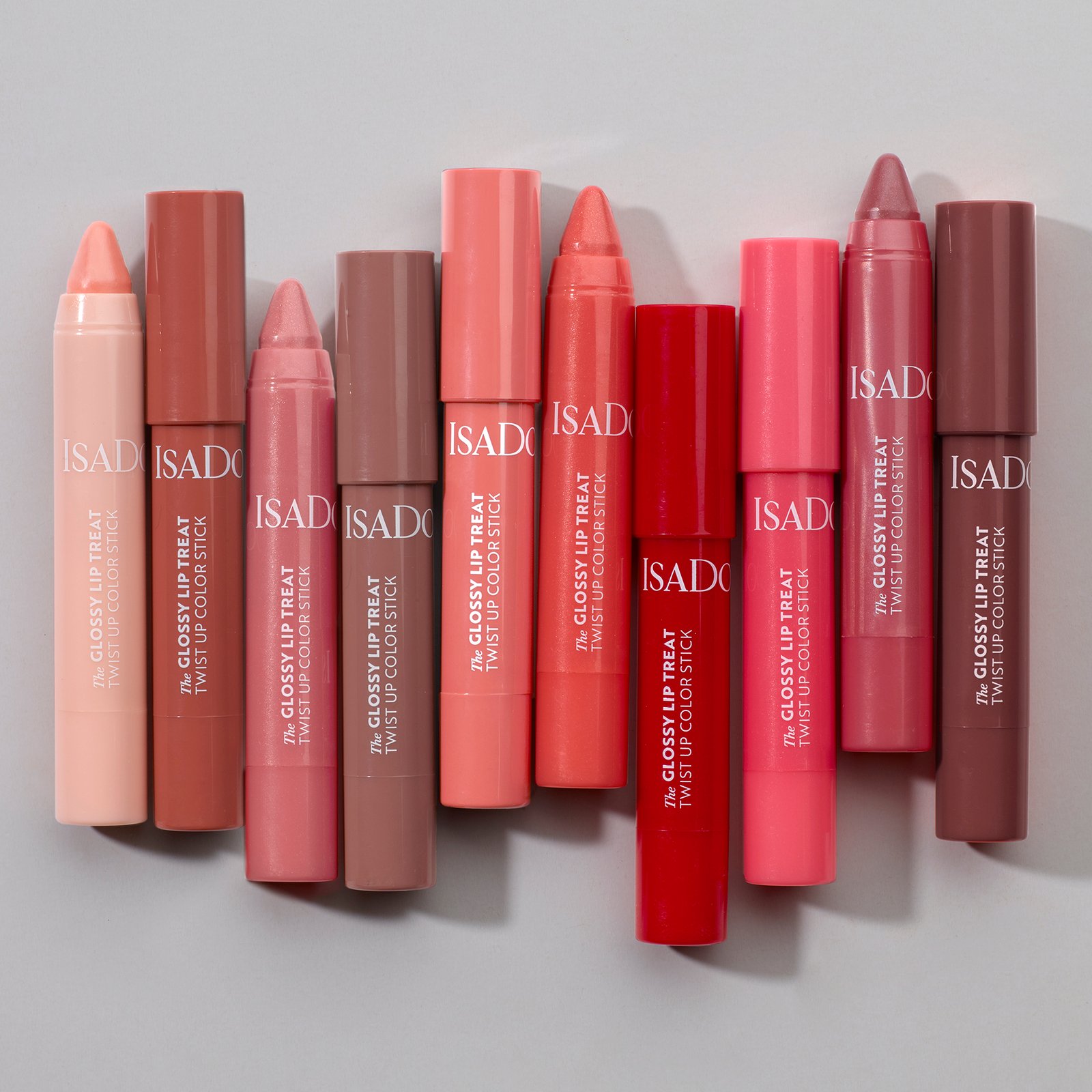 IsaDora The Glossy Lip Treat Twist Up Color Stick 10 Coral Sunset