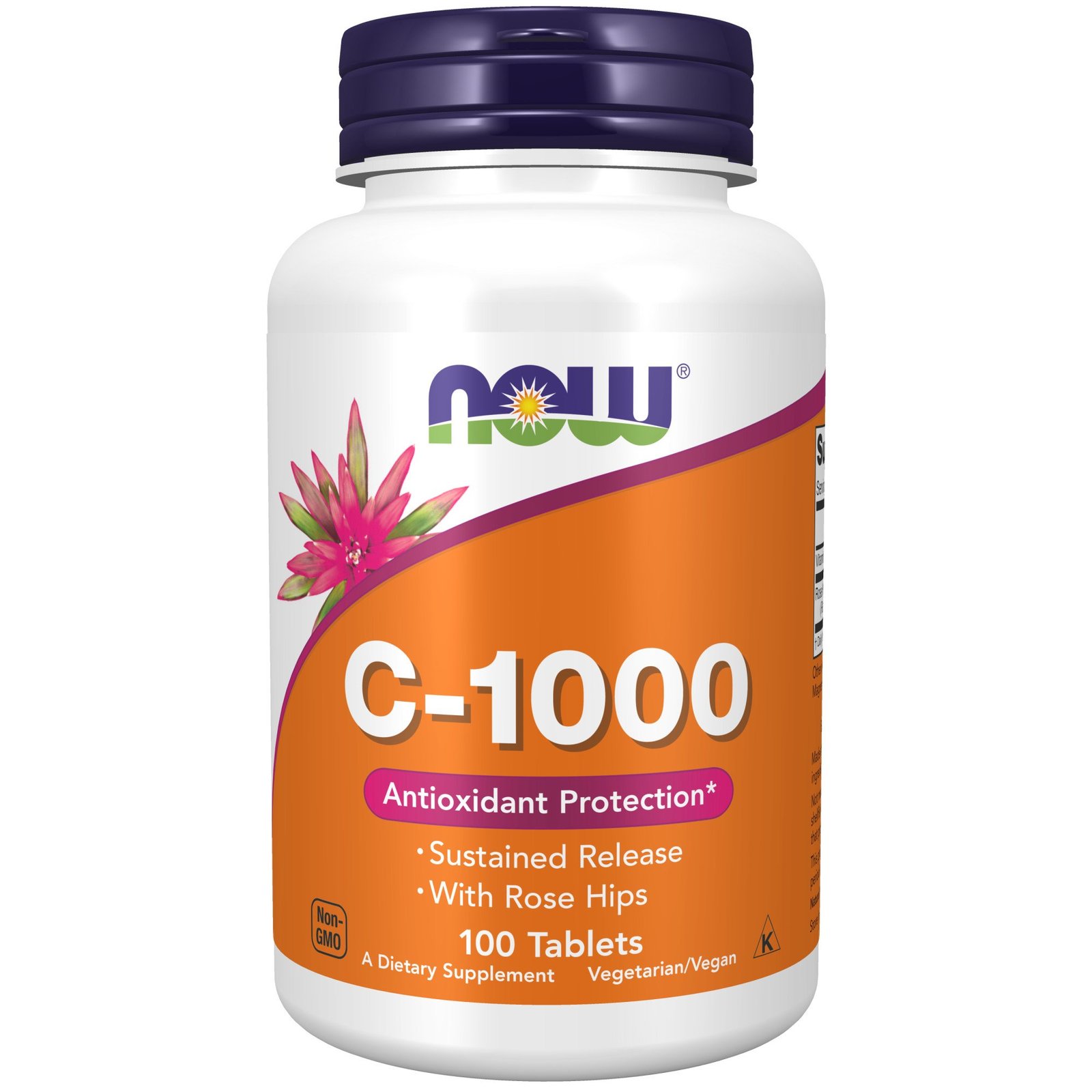 NOW VITAMIN C-1000 Sustained Release 100 tabletter