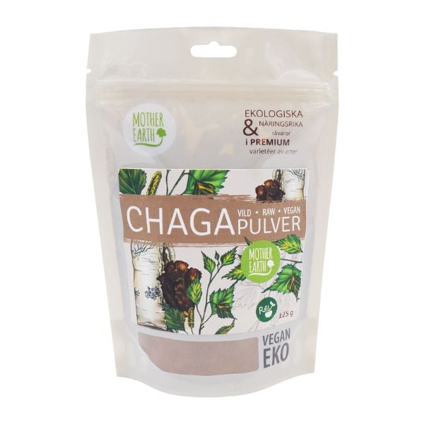 Mother Earth Chagapulver RAW 125g