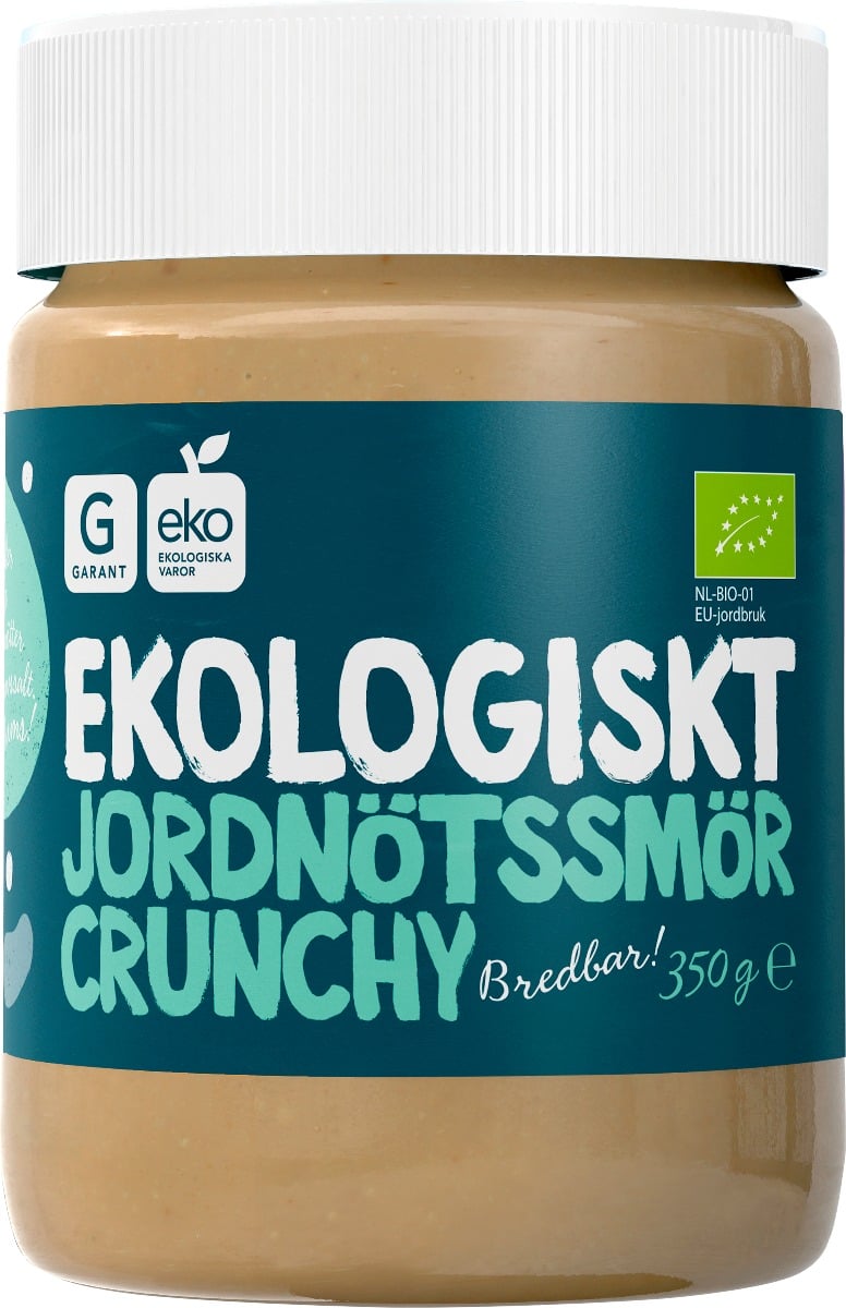 Garant Ekologiskt Jordnötssmör Crunchy 350g