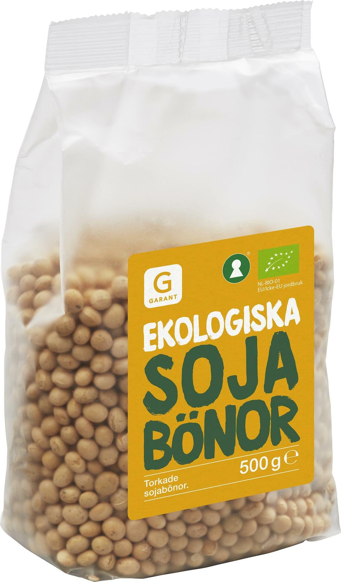 Garant Ekologiska Sojabönor 500g