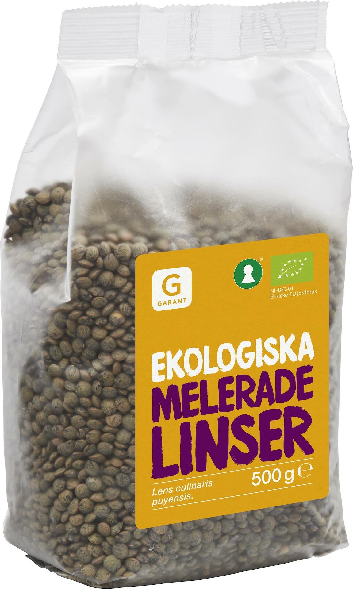 Garant Ekologiska Melerade Linser 500g