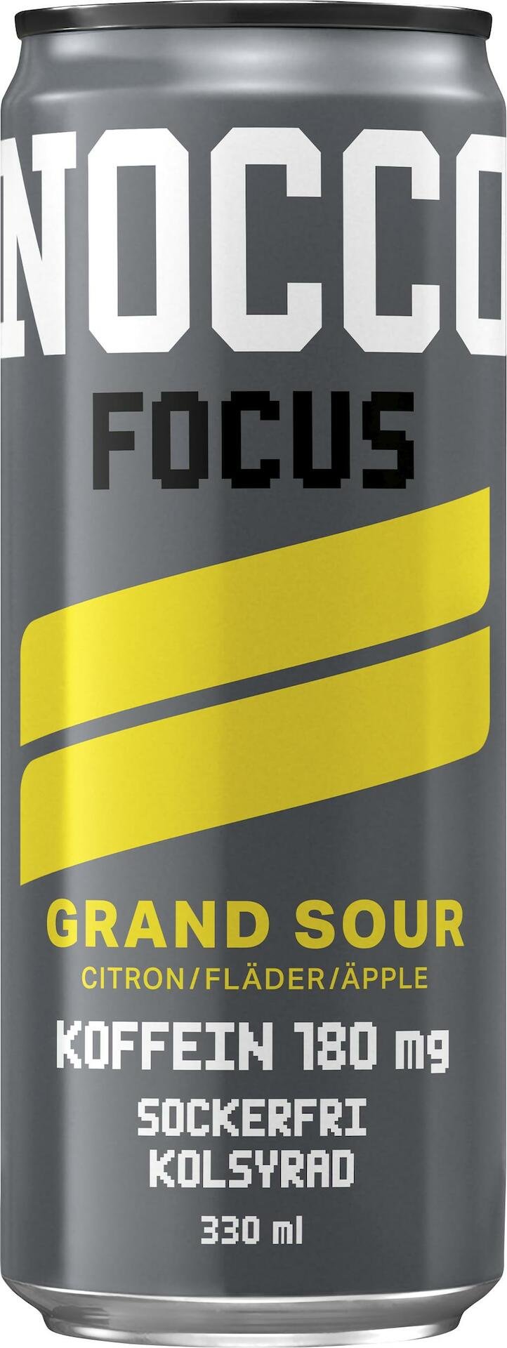 Nocco Focus Grand Sour Citron/Fläder/Äpple 330 ml