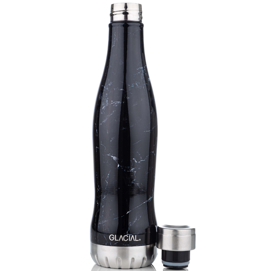 GLACIAL Black Marble Flaska 600 ml
