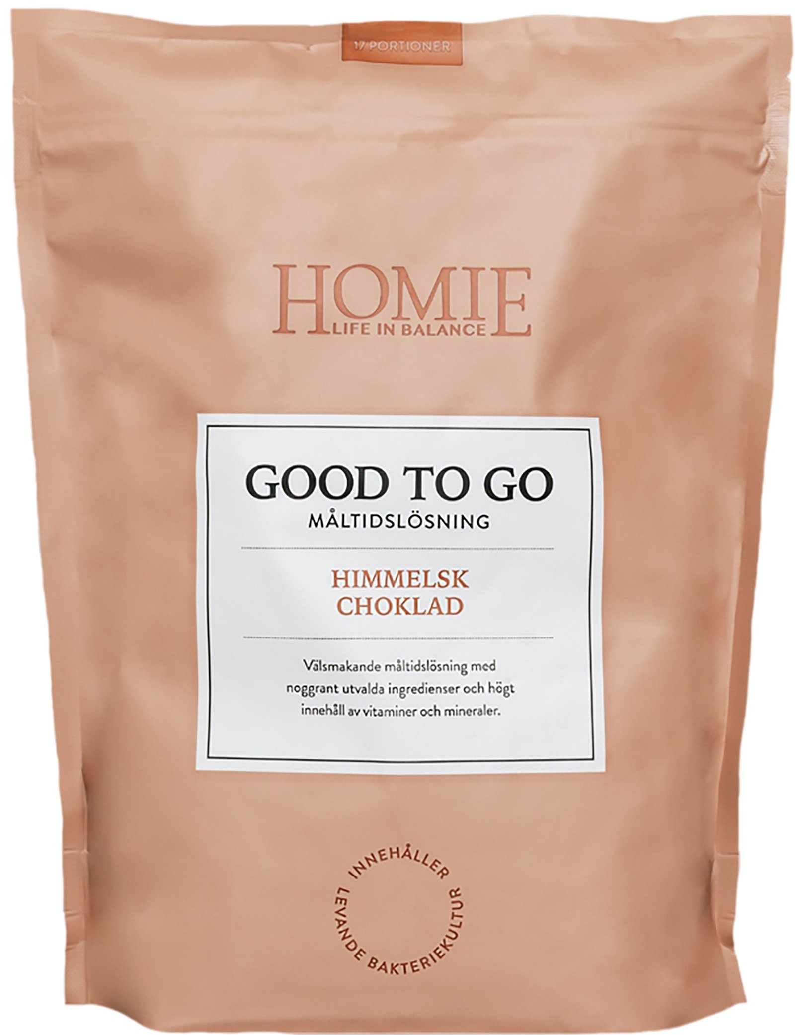 HOMIE Good To Go Himmelsk Choklad 600 g