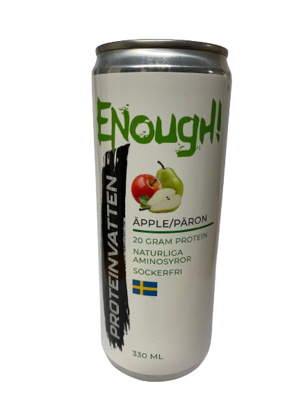 Enough Proteinvatten Äpple/Päron 330 ml