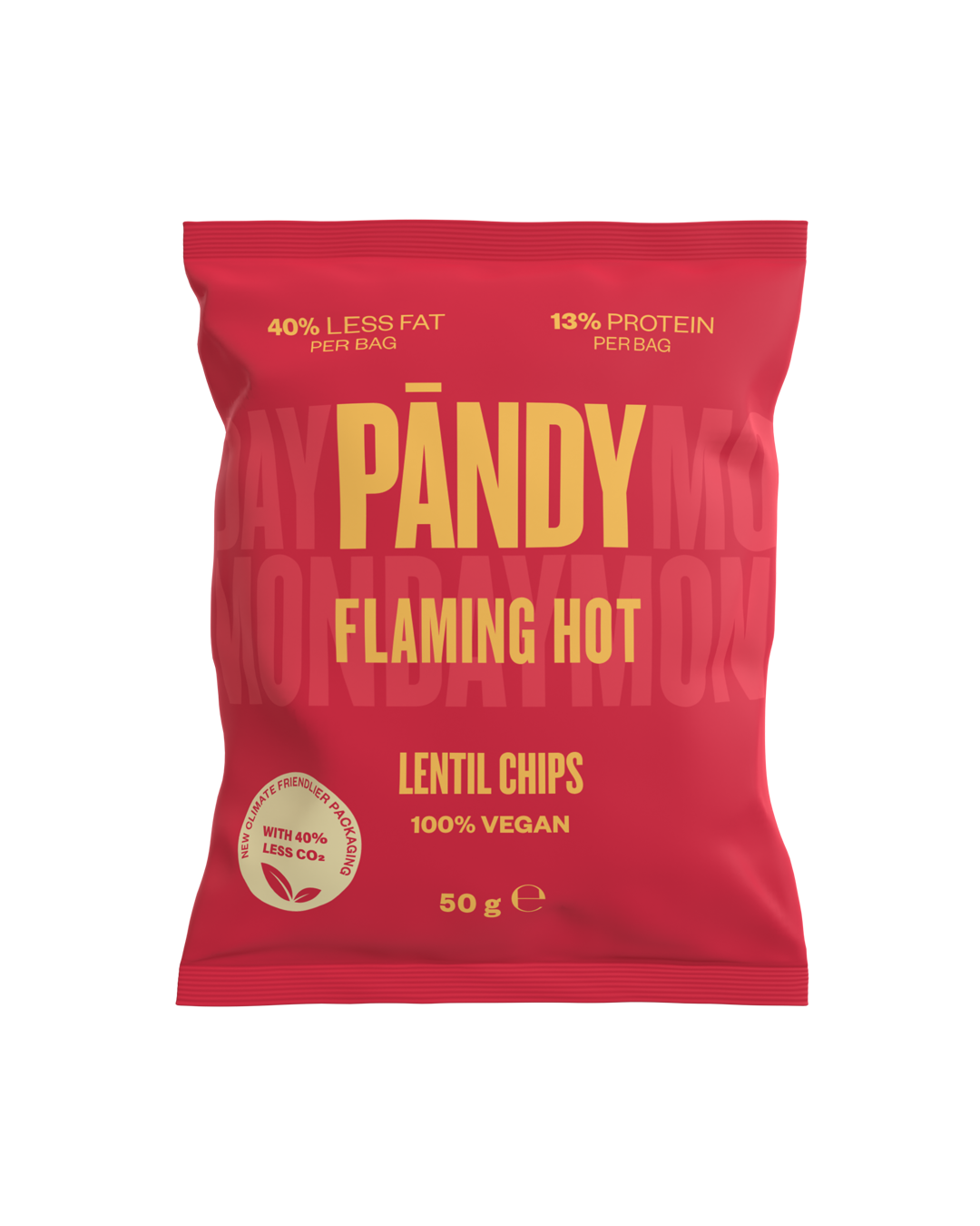 Pändy Lentil Chips Flaming Hot 50 g