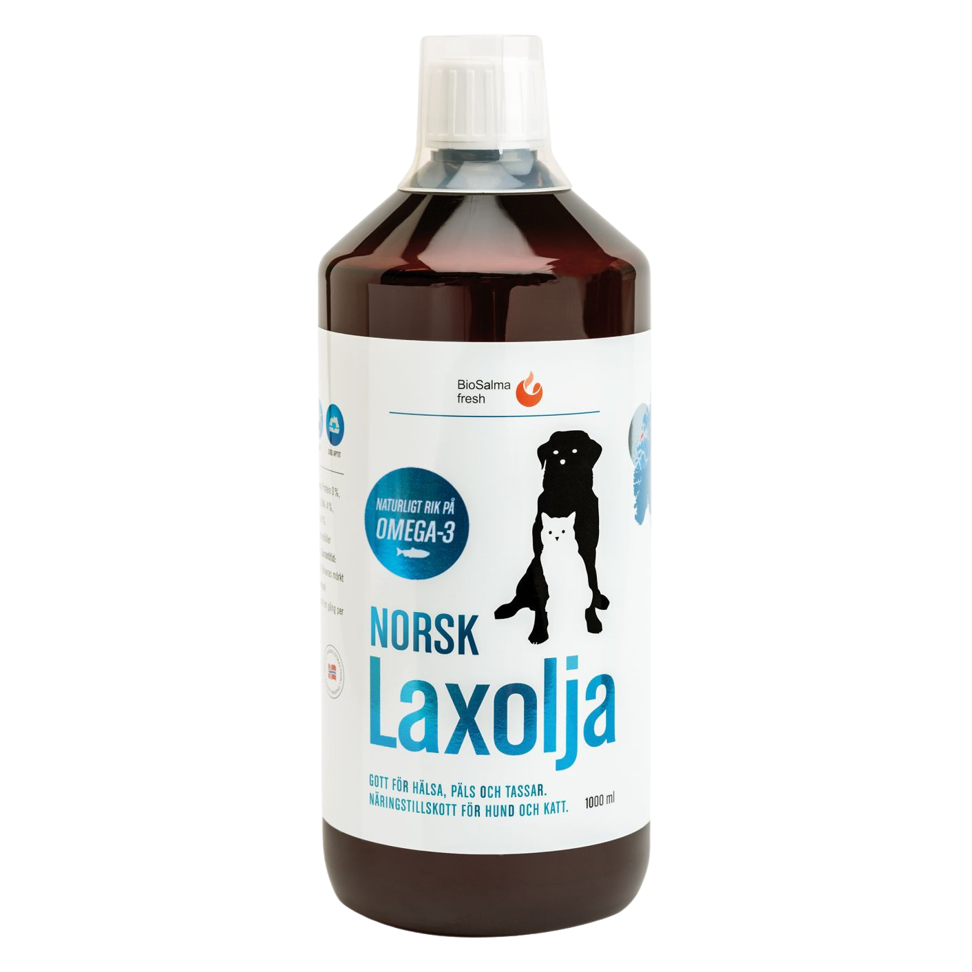 Norsk Laxolja För Hund & Katt 1000 ml