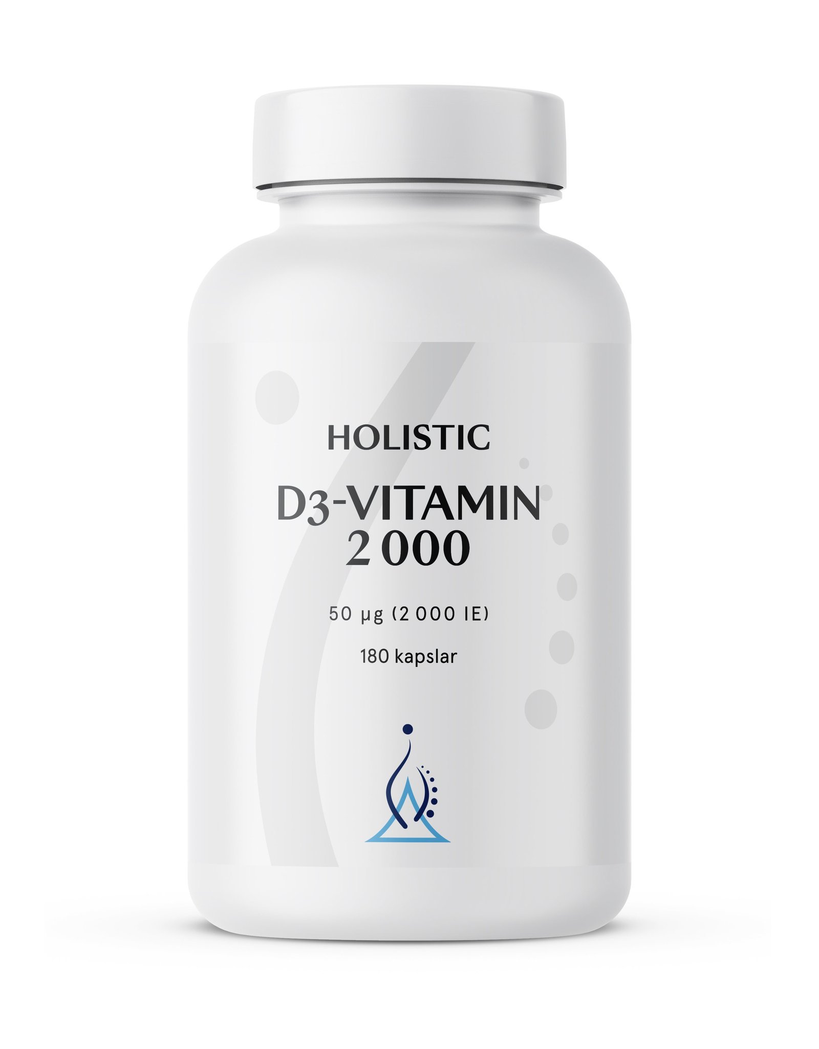 Holistic D3-vitamin 2000IE (50 µg) 180 vegetabiliska kapslar