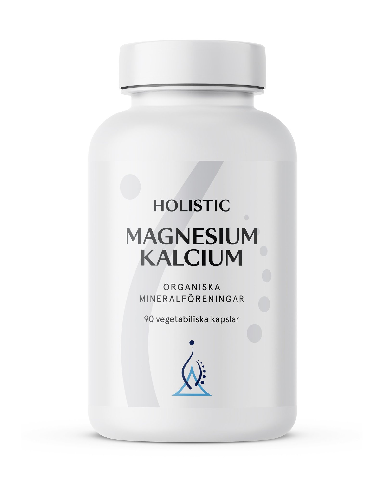 Holistic Magnesium 80mg & Kalcium 40 mg 90 kapslar