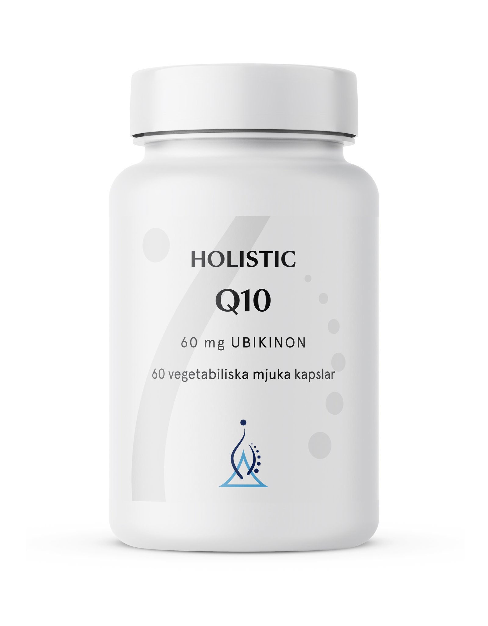 Holistic Q10 Coenzyme 60 mg 60 vegetabiliska mjuka kapslar
