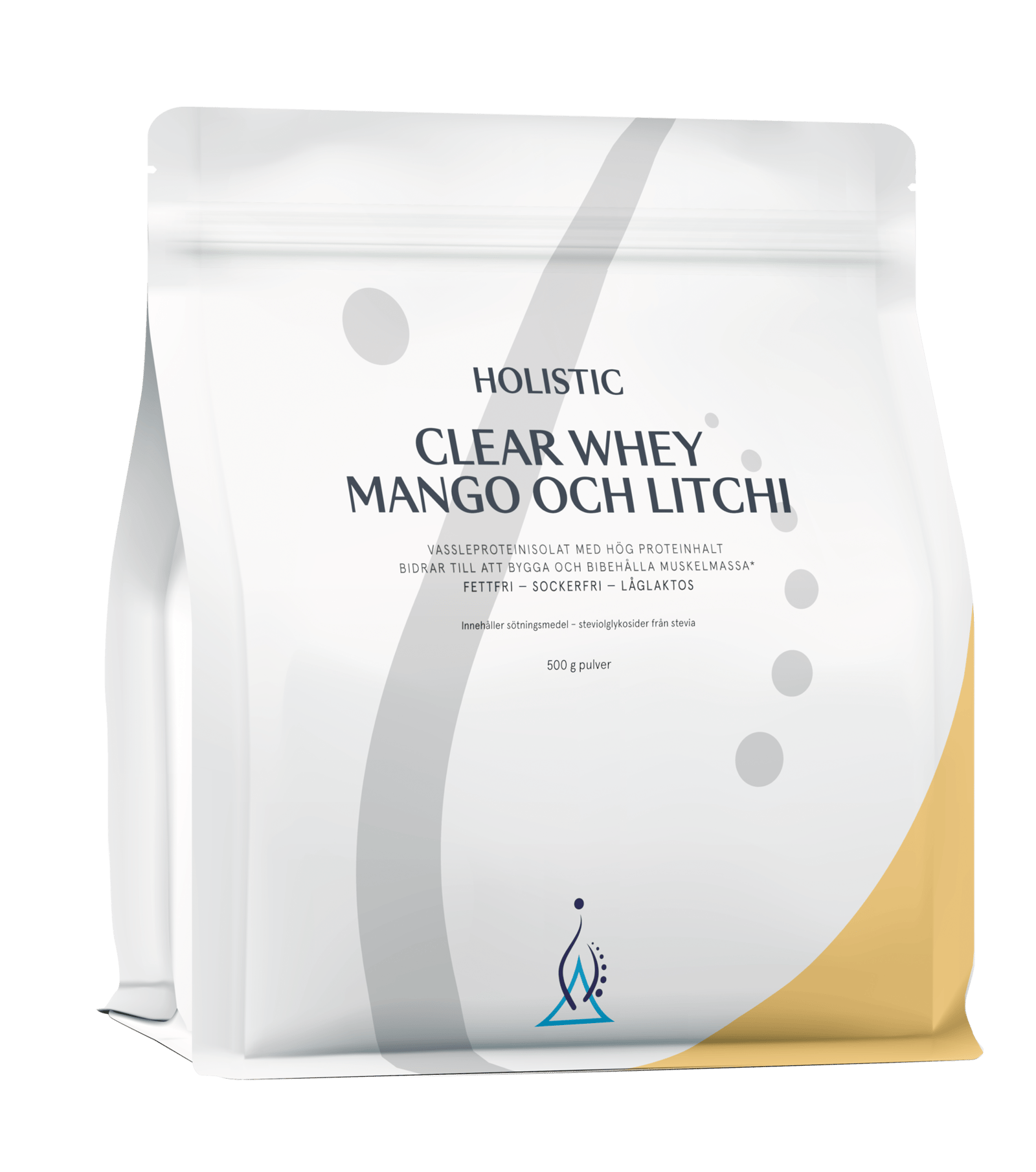 Holistic Clear Whey Vassleproteinisolat Mango & Litchi 500g