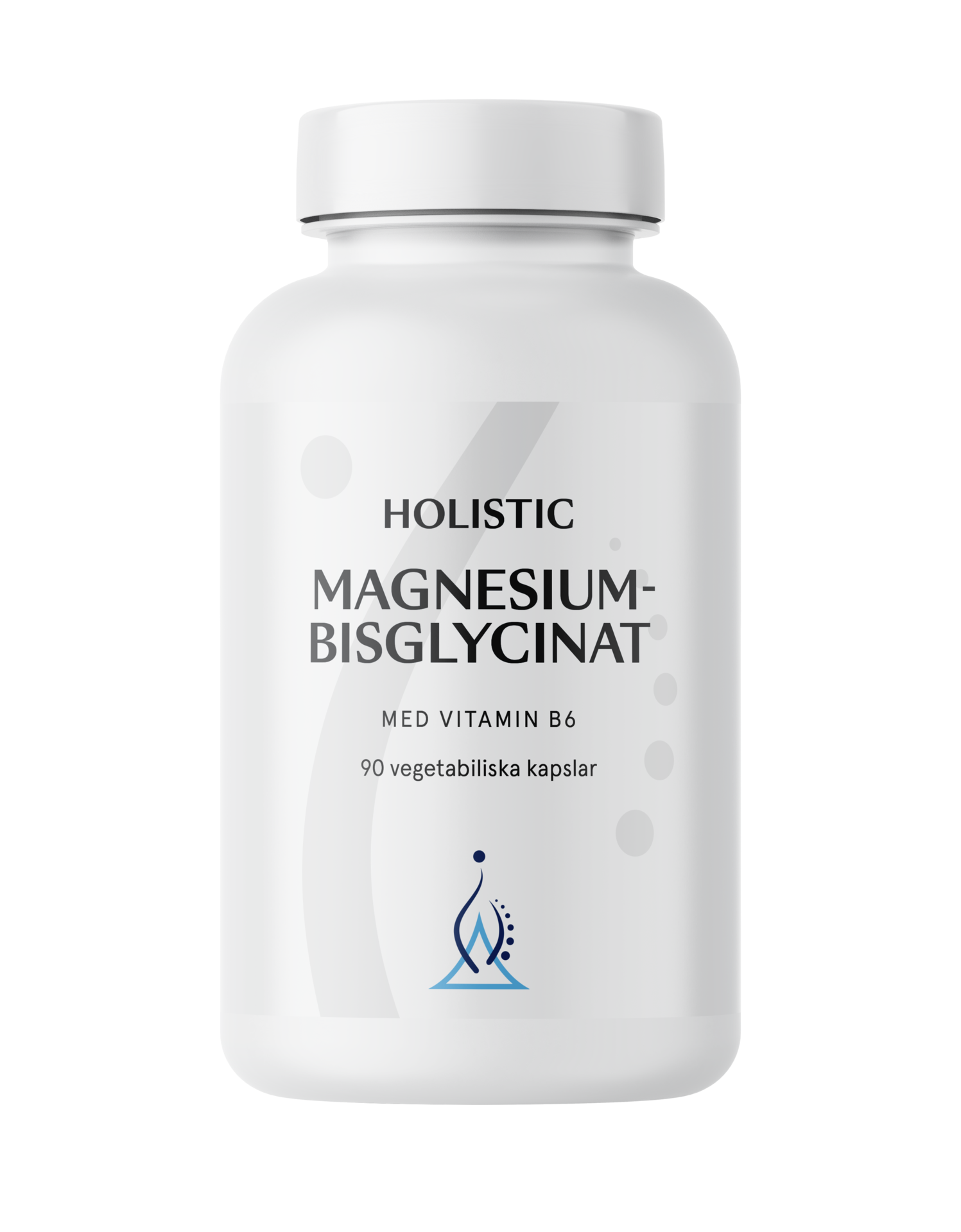 Holistic Magnesiumbisglycinat 100 mg, 90 vegetabiliska kapslar