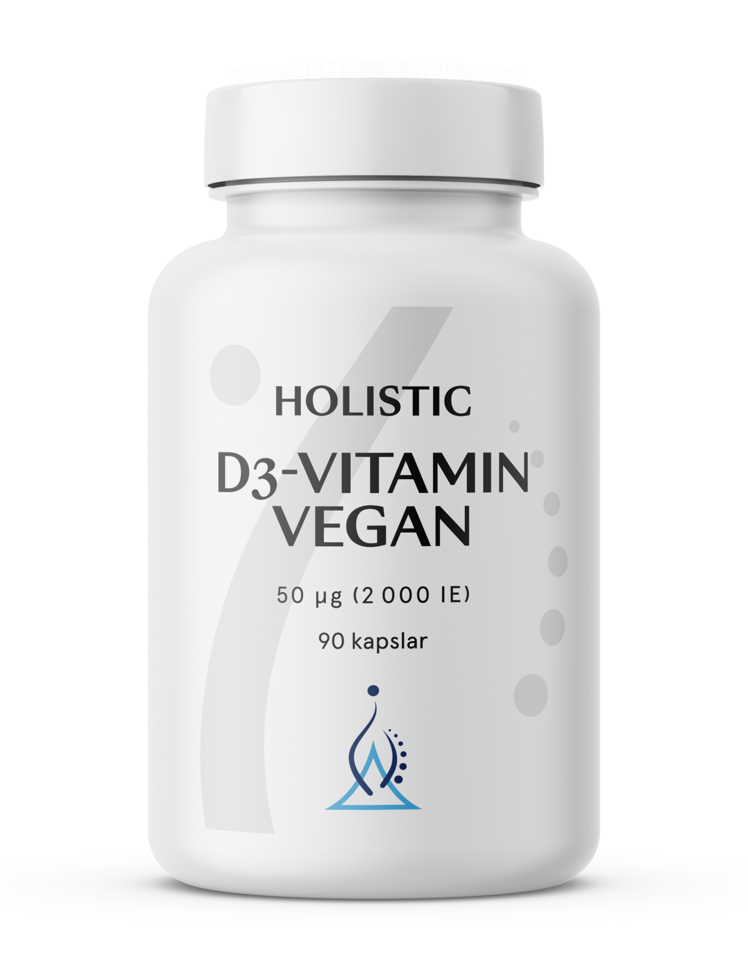 Holistic D3-vitamin vegan 2000IE (50 µg) 90 vegetabiliska kapslar