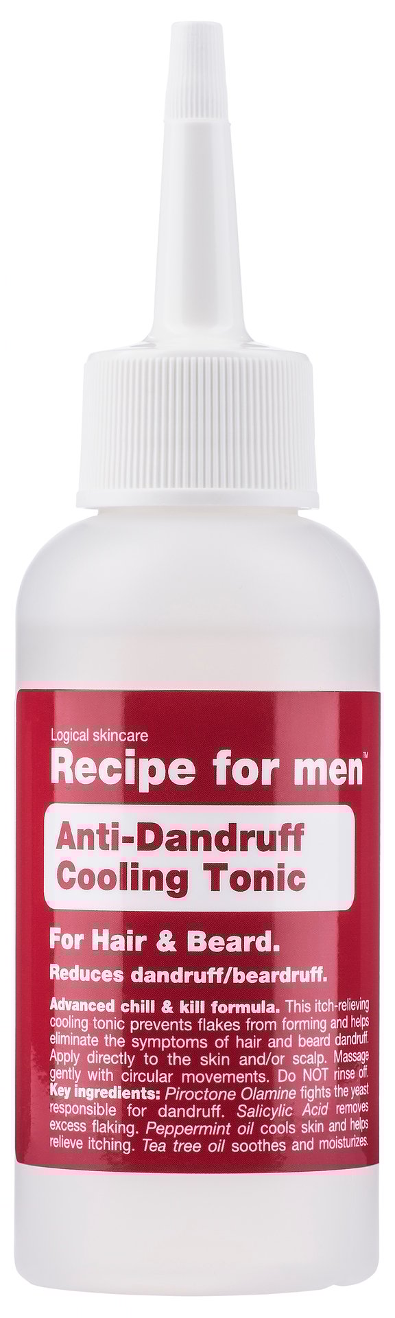 Recipe for men Anti-Dandruff Tonic - hair & beard 100 ml