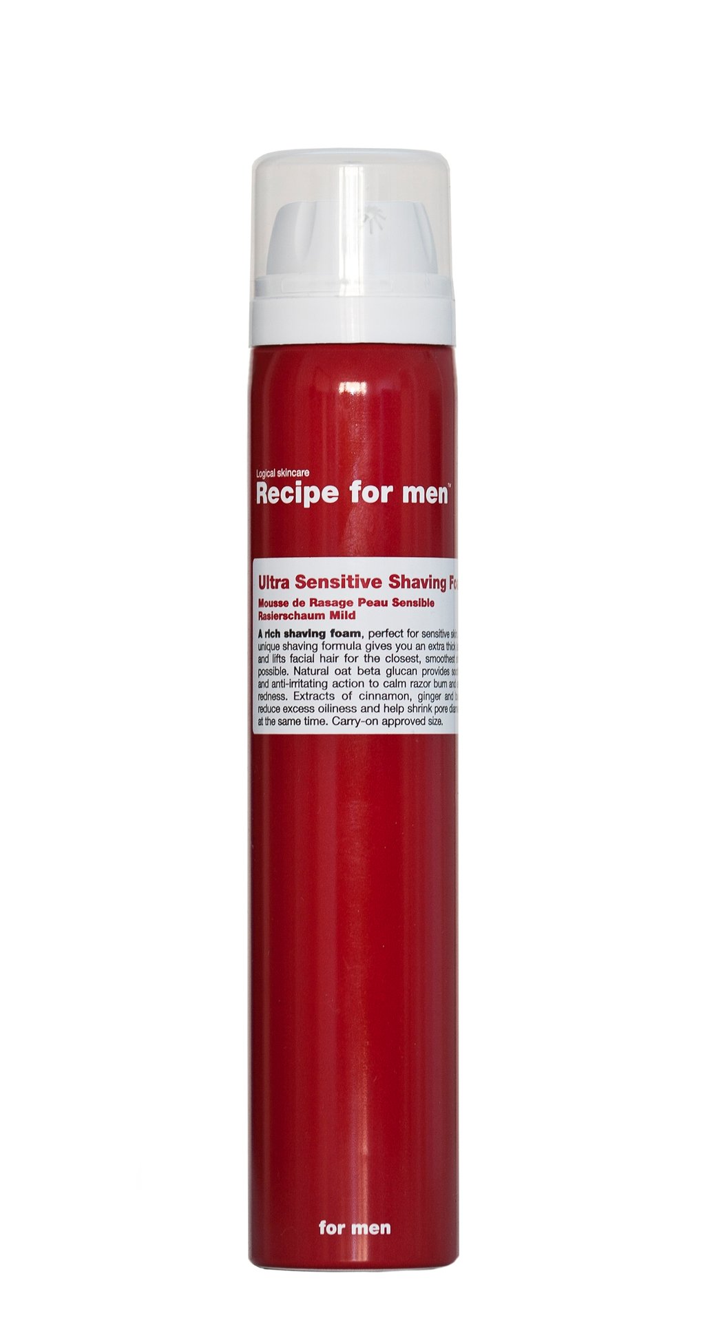 Recipe for men Ultra Sensitive Shaving Foam 100 ml