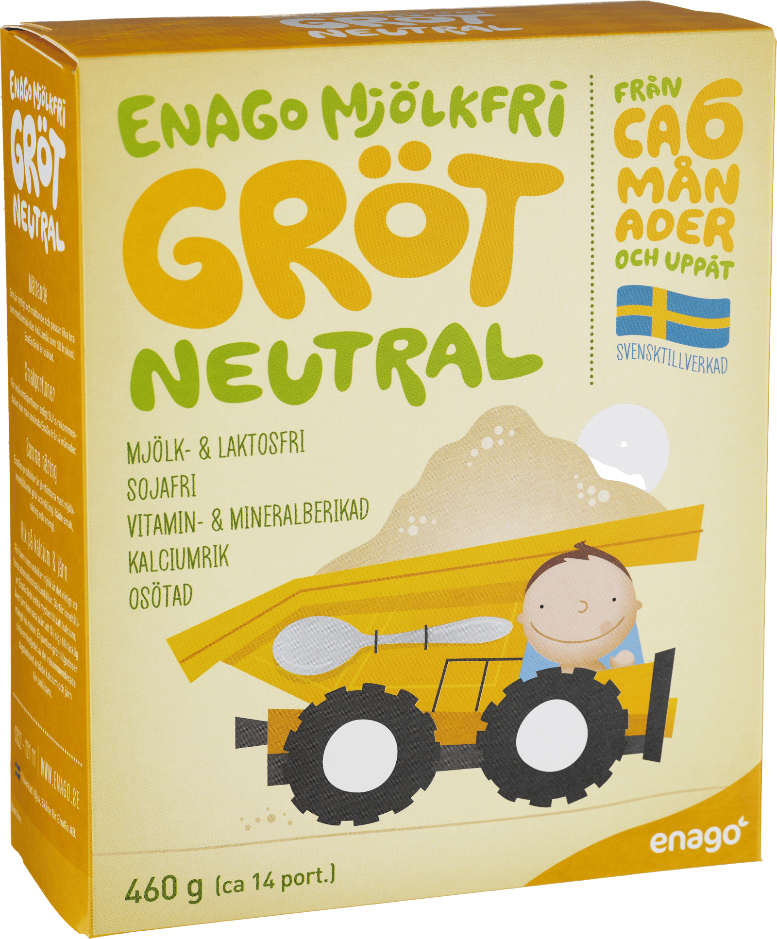 EnaGo Mjölkfri Gröt Neutral 460 g