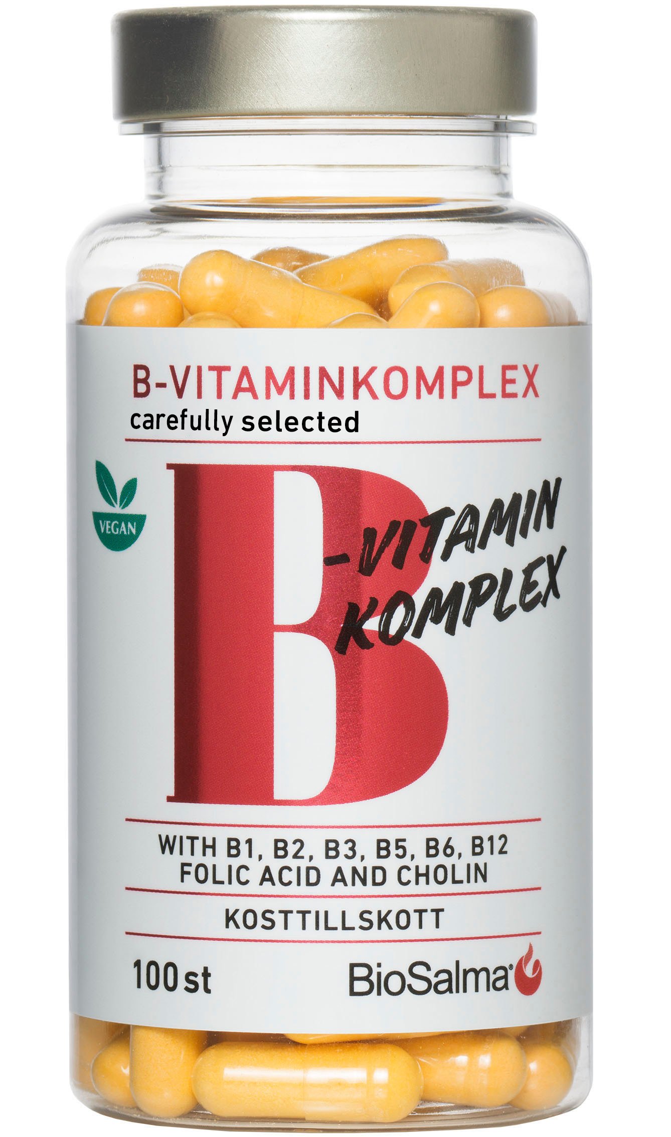 BioSalma B-vitaminkomplex Highly Efficient 100 kapslar