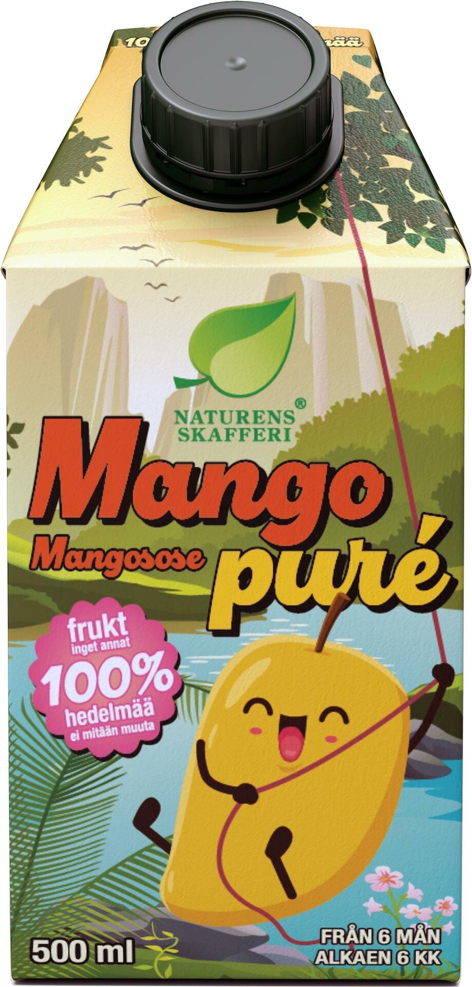 Naturens Skafferi Mangopuré 100% 500 ml