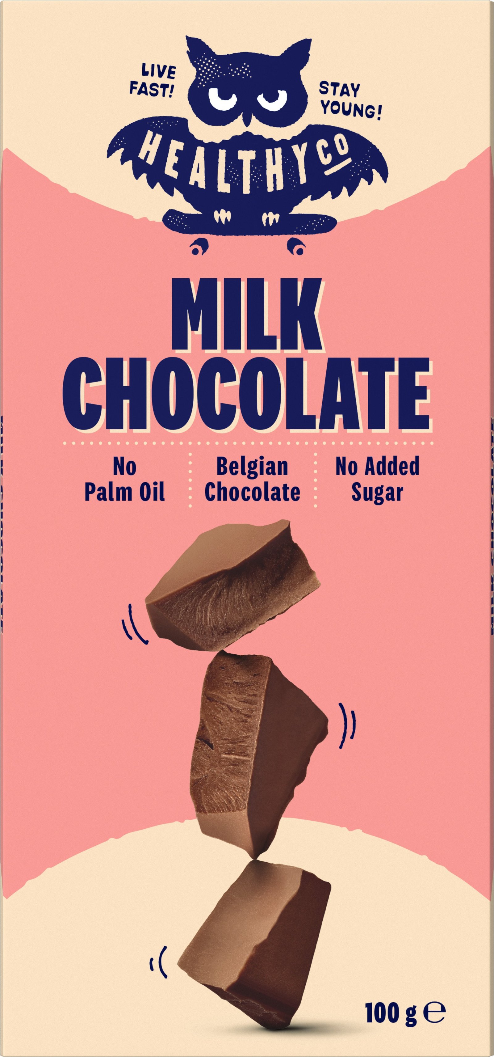 HealthyCo Milkchocolate 100 g