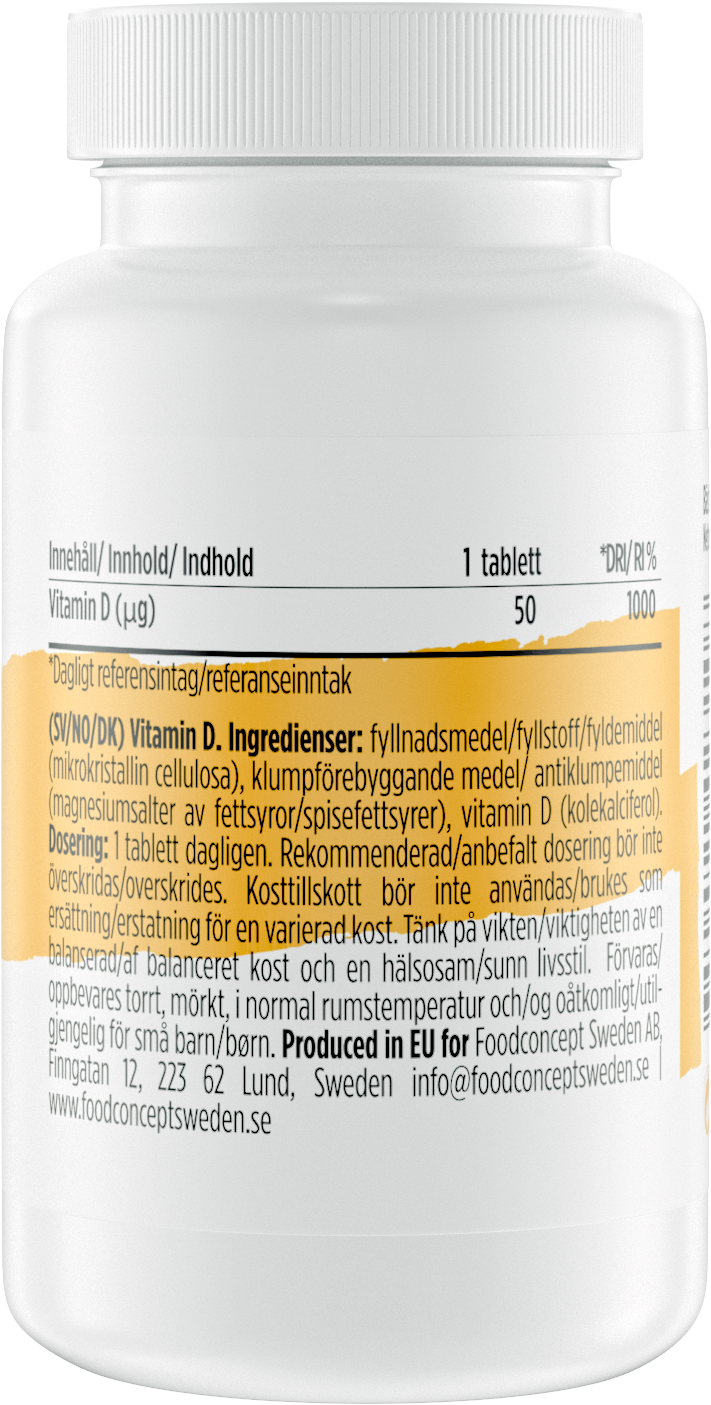 Vitaminpro D-vitamin 90 tabletter