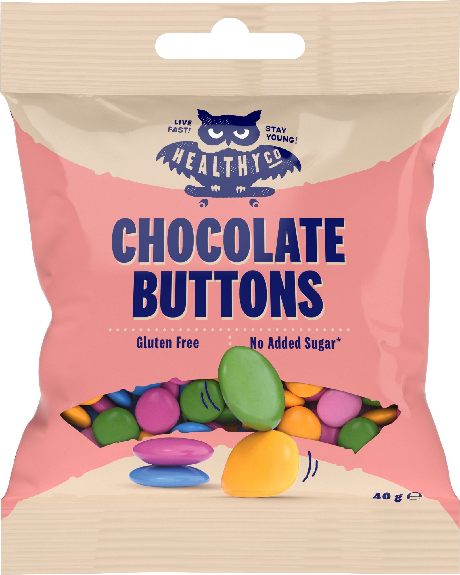 HealthyCo Chocolate Buttons 40g