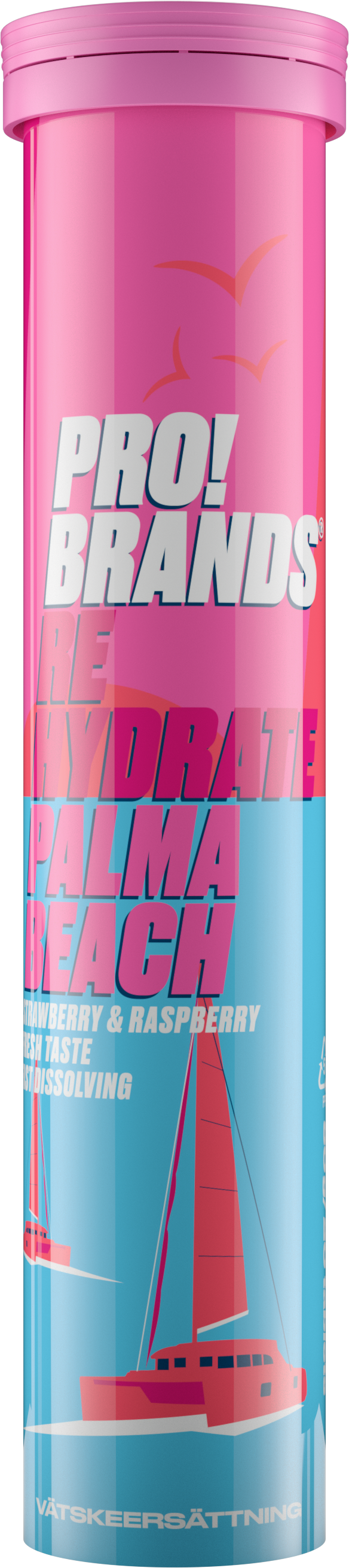 ProBrands Rehydrate Effervescent Palma Beach 20 tabletter