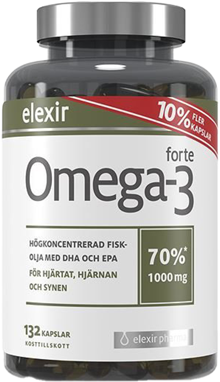 Elexir Omega-3 Forte 1000 mg 132 kapslar